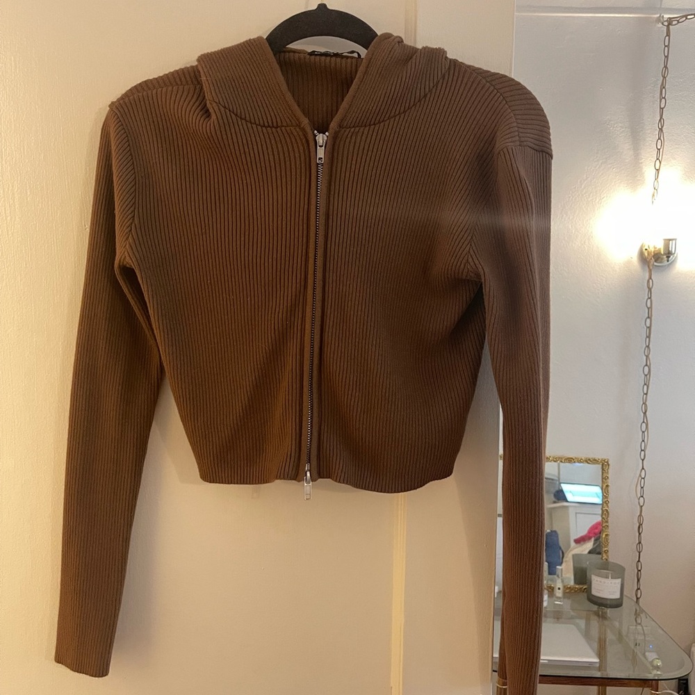 Brandy Melville- chocolate jacket